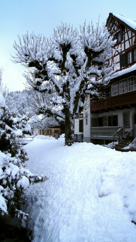 Wohnheim im Winter